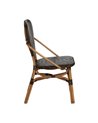 SILLA NATURAL-NEGRO MADERA 50 X 57 X 91 CM