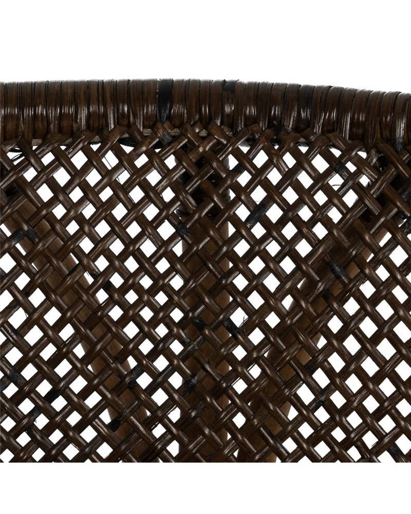 SILLA NATURAL-NEGRO MADERA 50 X 57 X 91 CM