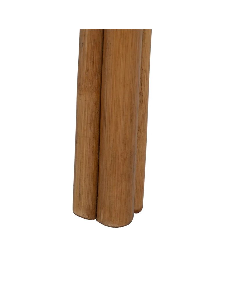 SILLA NATURAL-NEGRO MADERA 50 X 57 X 91 CM