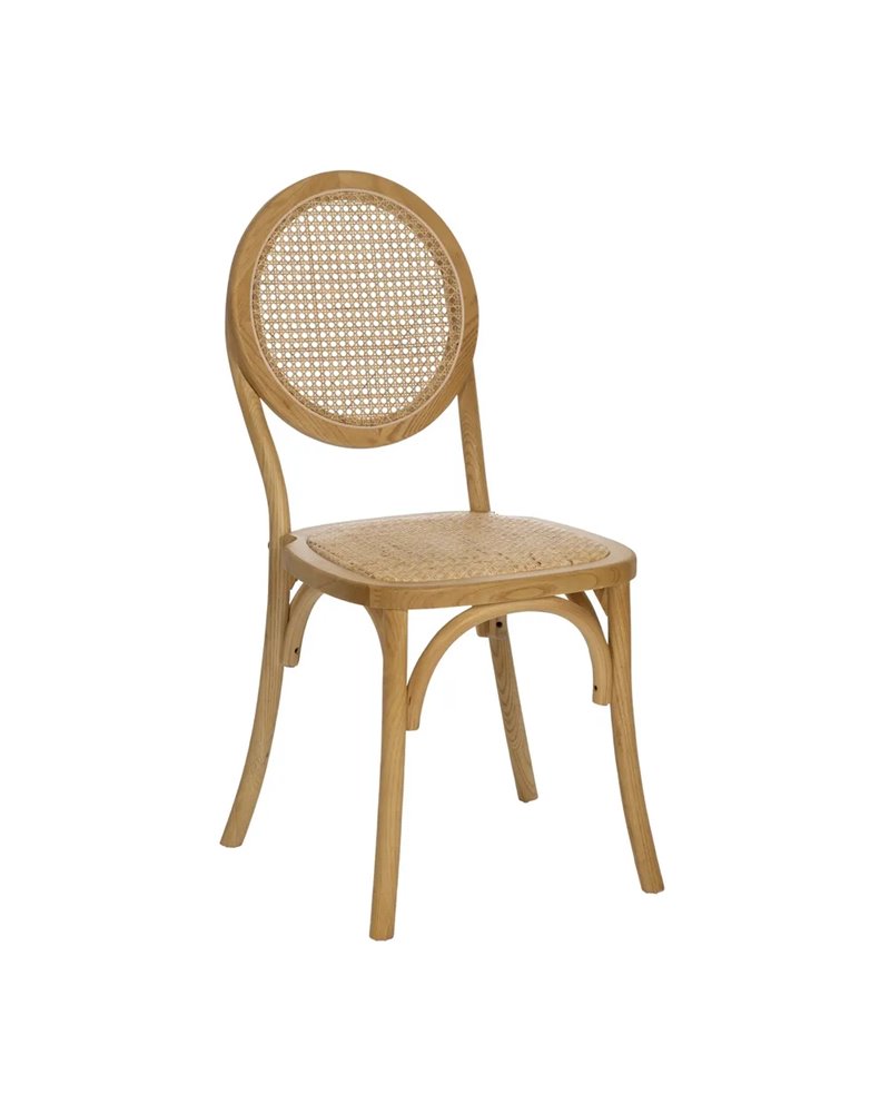 SILLA NATURAL MADERA 45 X 57 X 92 CM