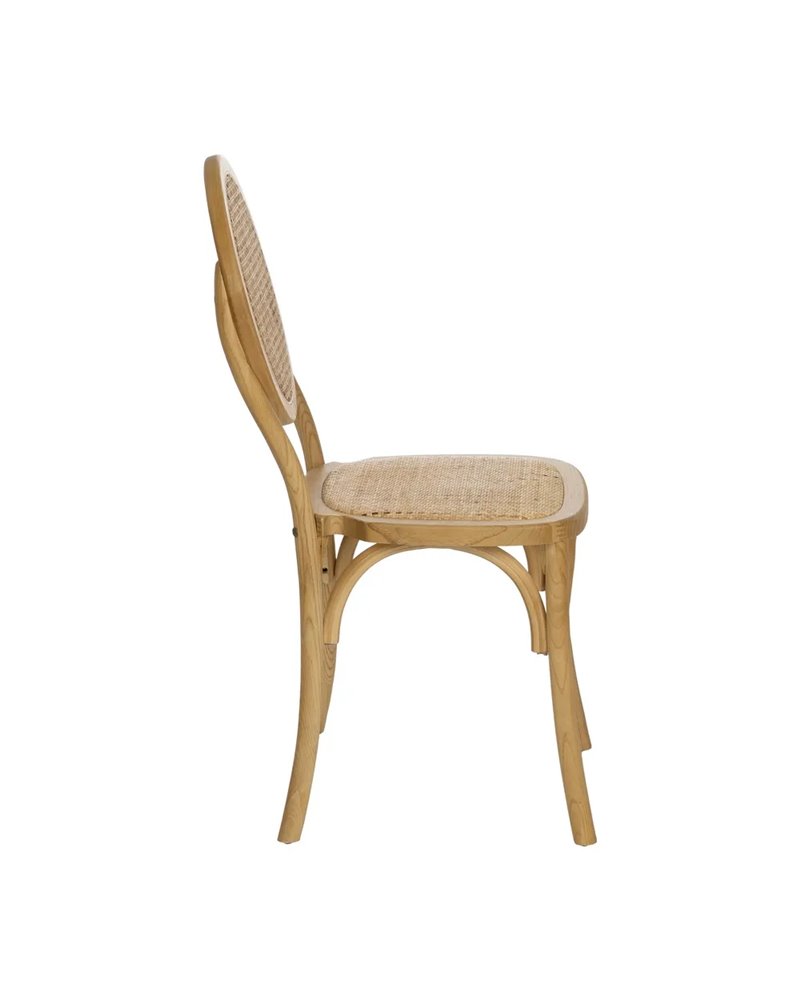 SILLA NATURAL MADERA 45 X 57 X 92 CM