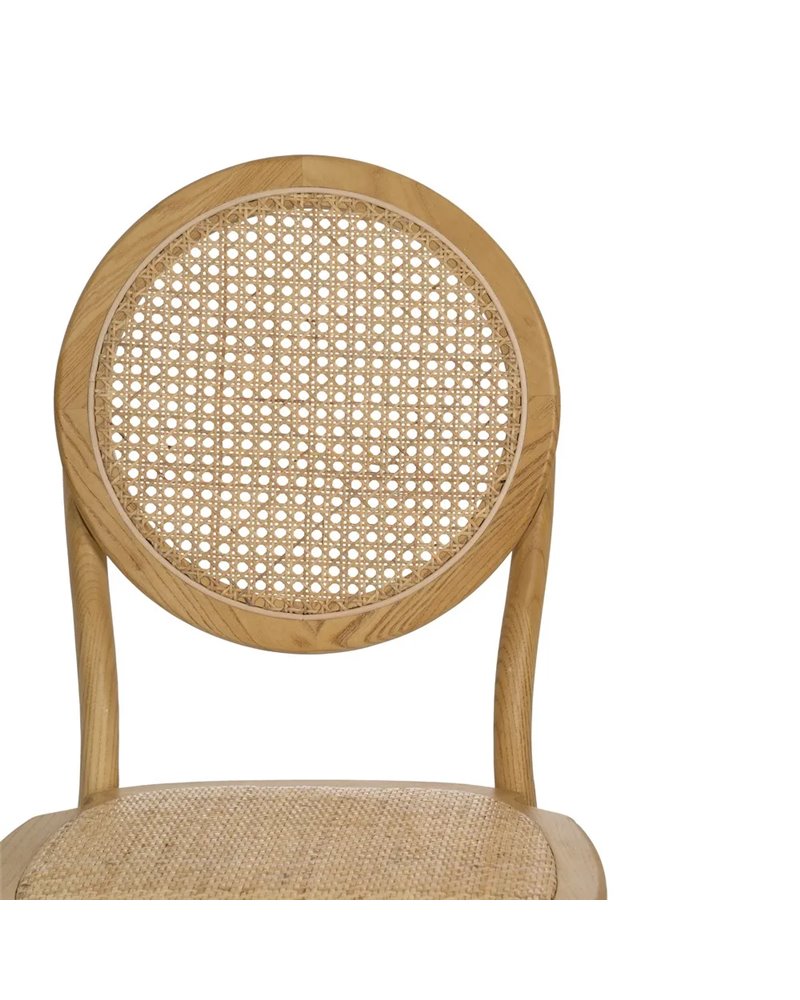 SILLA NATURAL MADERA 45 X 57 X 92 CM