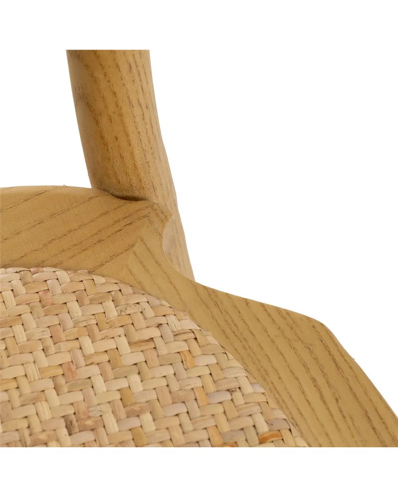 SILLA NATURAL MADERA 45 X 57 X 92 CM