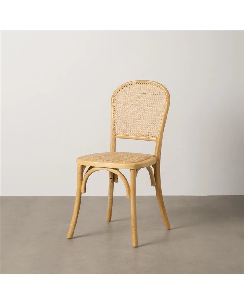 SILLA NATURAL MADERA 45 X 57 X 88 CM
