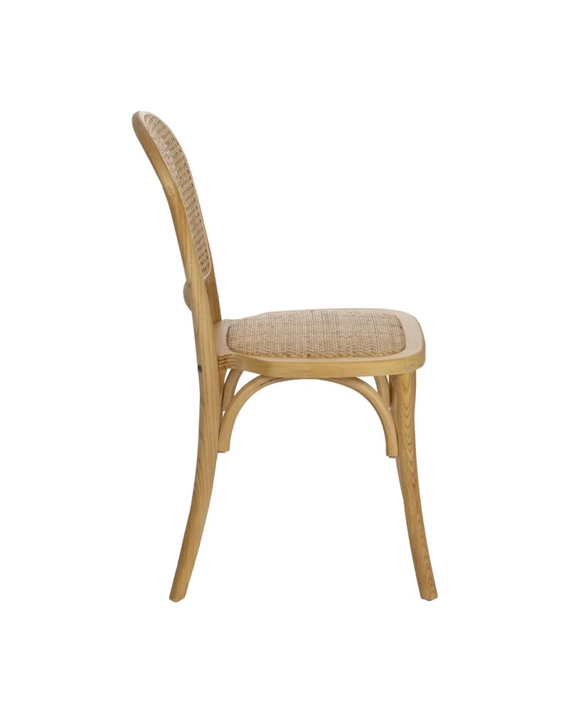 SILLA NATURAL MADERA 45 X 57 X 88 CM