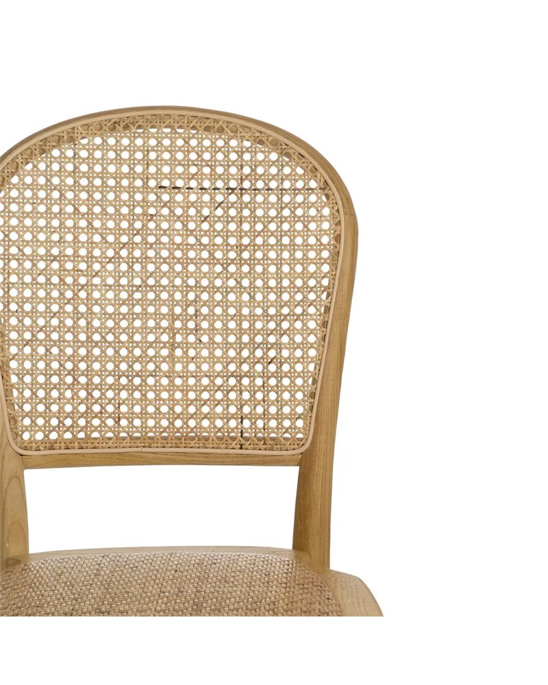 SILLA NATURAL MADERA 45 X 57 X 88 CM