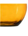 PORTAVELAS NARANJA VIDRIO RECICLADO 29 X 29 X 35,50 CM