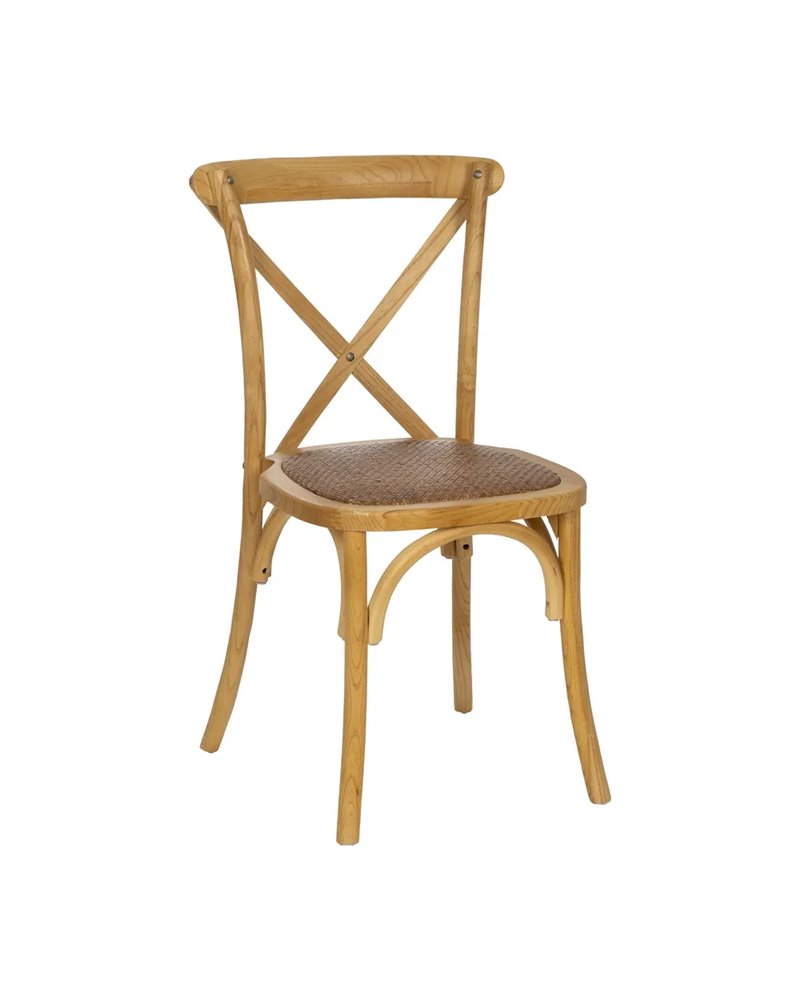 SILLA ASPAS NATURAL MADERA 50 X 56 X 87 CM
