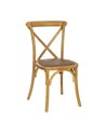 SILLA ASPAS NATURAL MADERA 50 X 56 X 87 CM