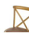 SILLA ASPAS NATURAL MADERA 50 X 56 X 87 CM
