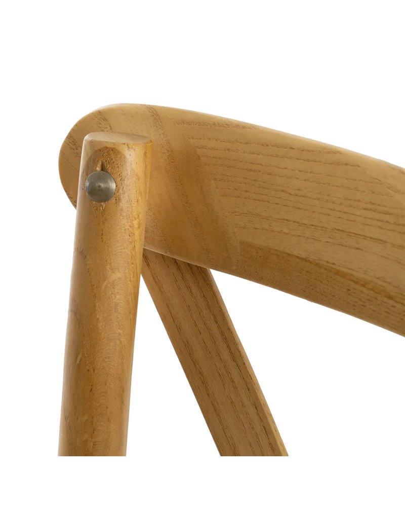 SILLA ASPAS NATURAL MADERA 50 X 56 X 87 CM