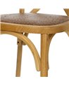 SILLA ASPAS NATURAL MADERA 50 X 56 X 87 CM