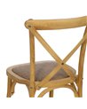 SILLA ASPAS NATURAL MADERA 50 X 56 X 87 CM