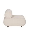 SILLÓN BLANCO ROTO MADERA DE ABEDUL 63 X 90 X 75 CM