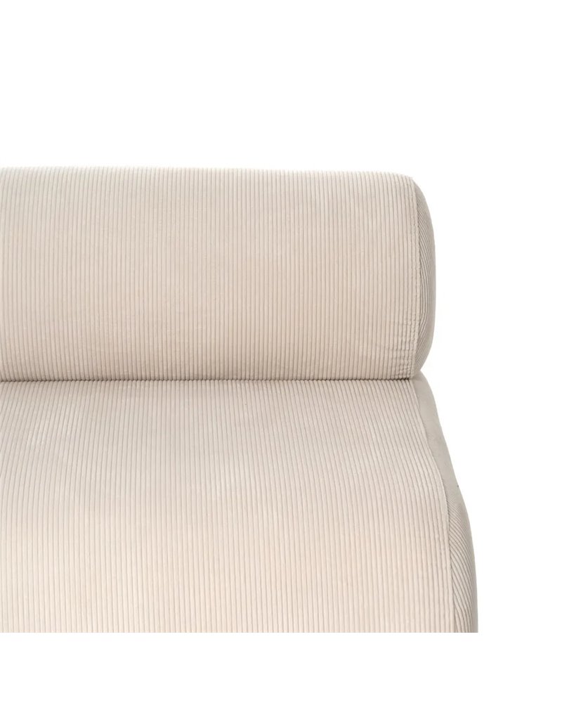SILLÓN BLANCO ROTO MADERA DE ABEDUL 63 X 90 X 75 CM