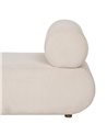 SILLÓN BLANCO ROTO MADERA DE ABEDUL 63 X 90 X 75 CM