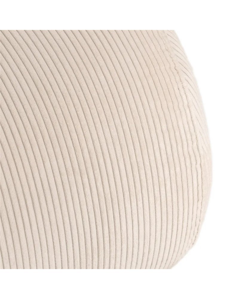 SILLÓN BLANCO ROTO MADERA DE ABEDUL 63 X 90 X 75 CM