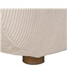 SILLÓN BLANCO ROTO MADERA DE ABEDUL 63 X 90 X 75 CM