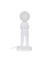 LÁMPARA MESA FIGURA BLANCO RESINA 18,50 X 14 X 45 CM