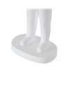 LÁMPARA MESA FIGURA BLANCO RESINA 18,50 X 14 X 45 CM