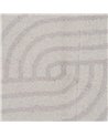 ALFOMBRA GEOMÉTRICO BEIGE VISCOSA 200 X 300 CM