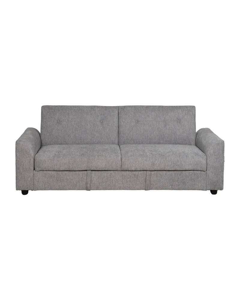 SOFÁ-CAMA GRIS MADERA DECORACIÓN 216 X 85 X 85 CM