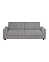 SOFÁ-CAMA GRIS MADERA DECORACIÓN 216 X 85 X 85 CM