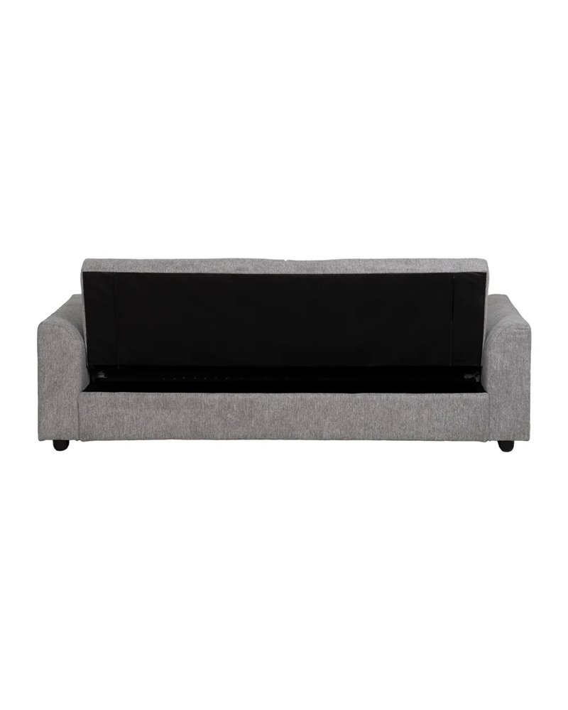 SOFÁ-CAMA GRIS MADERA DECORACIÓN 216 X 85 X 85 CM