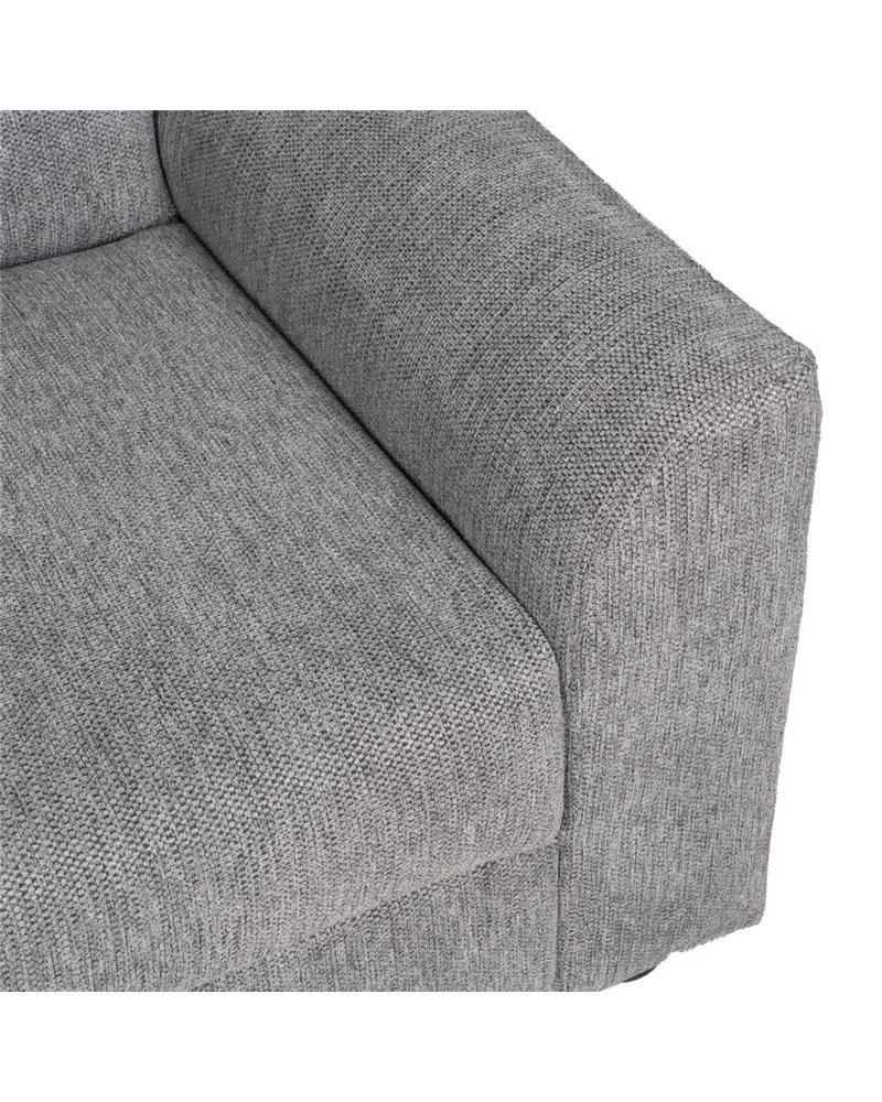 SOFÁ-CAMA GRIS MADERA DECORACIÓN 216 X 85 X 85 CM