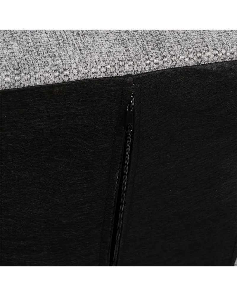 SOFÁ-CAMA GRIS MADERA DECORACIÓN 216 X 85 X 85 CM