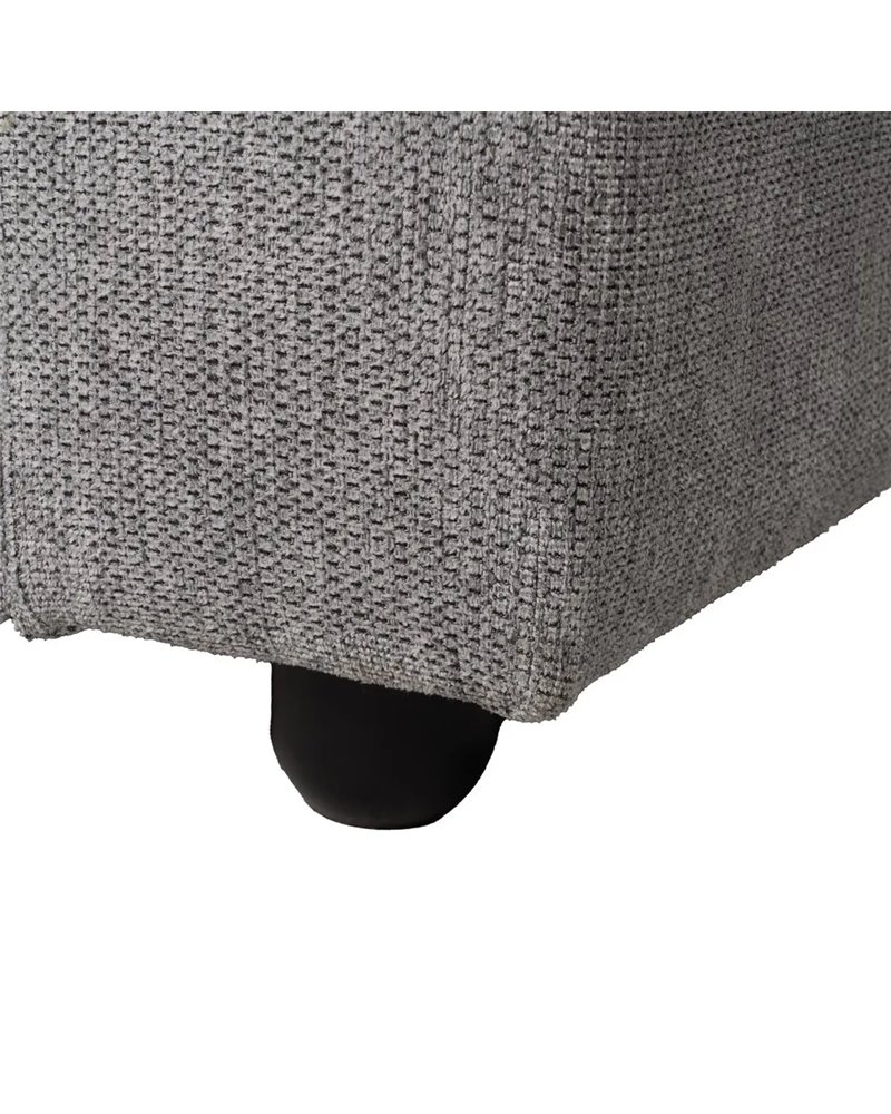 SOFÁ-CAMA GRIS MADERA DECORACIÓN 216 X 85 X 85 CM