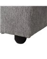 SOFÁ-CAMA GRIS MADERA DECORACIÓN 216 X 85 X 85 CM