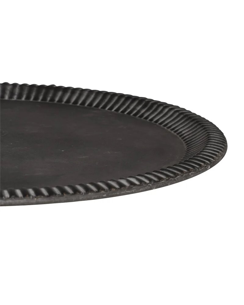 MESITA GRIS OSCURO METAL 54,50 X 54,50 X 70,50 CM