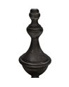 MESITA GRIS OSCURO METAL 54,50 X 54,50 X 70,50 CM