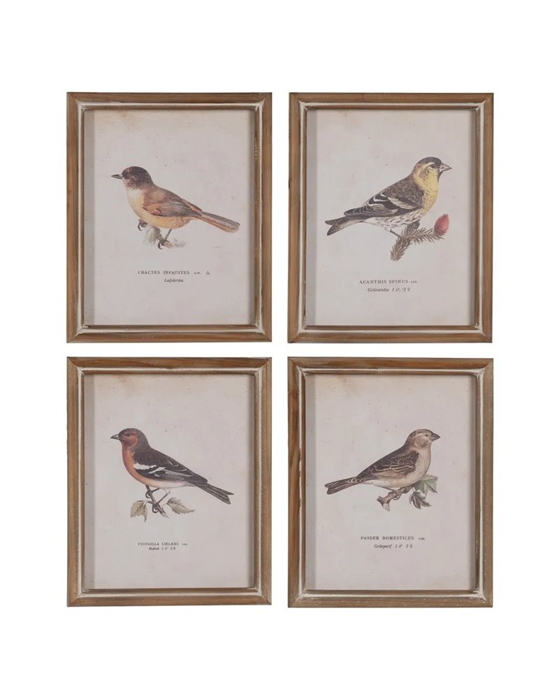 CUADRO IMPRESIÓN PÁJAROS 4/M 23 X 2,50 X 28 CM
