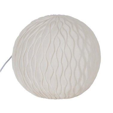 LÁMPARA MESA BOLA ARENISCA 31,80 X 31,80 X 27,50 CM