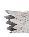 FIGURA GALLINA BLANCO ROZADO METAL 17 X 43,50 X 48 CM