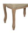 BANQUETA NATURAL-BEIGE TEJIDO-MADERA 50 X 36 X 47 CM