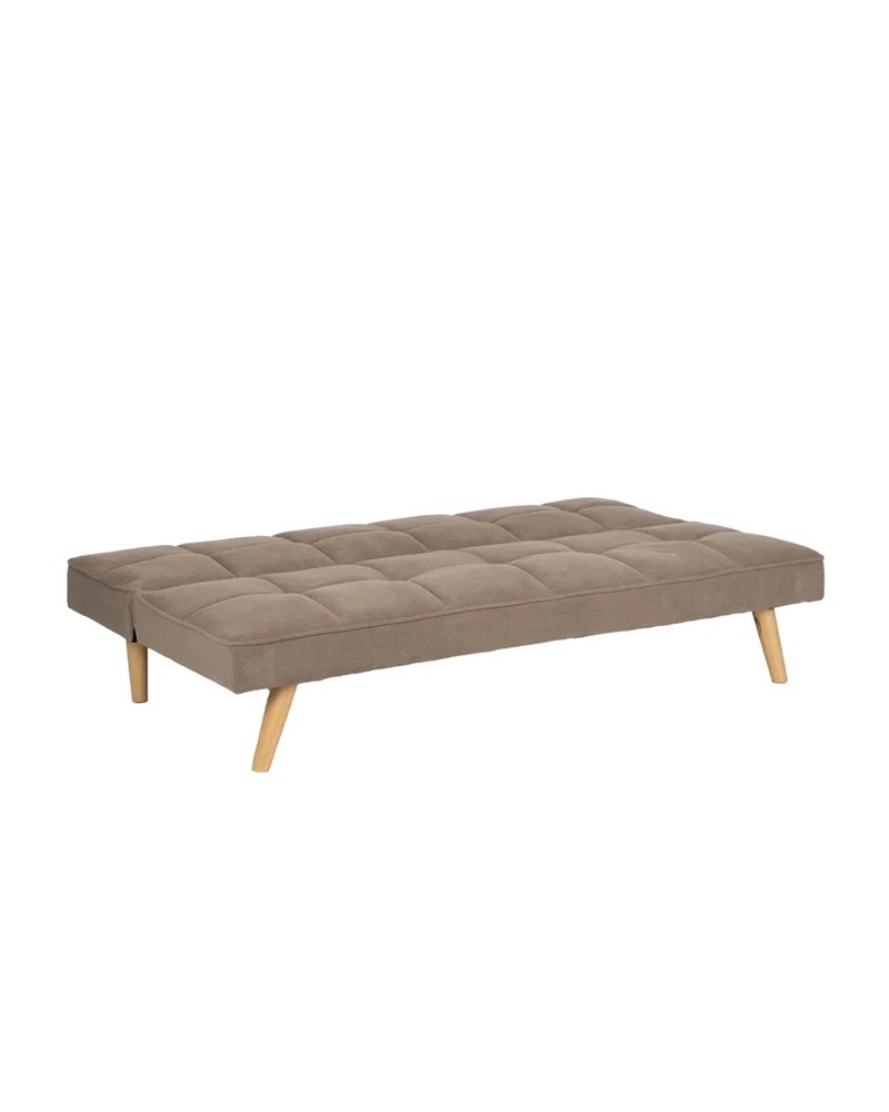 SOFÁ-CAMA BEIGE MADERA DECORACIÓN 175 X 84 X 73 CMSOFÁ-CAMA BEIGE MADERA DECORACIÓN 175 X 84 X 73 CM