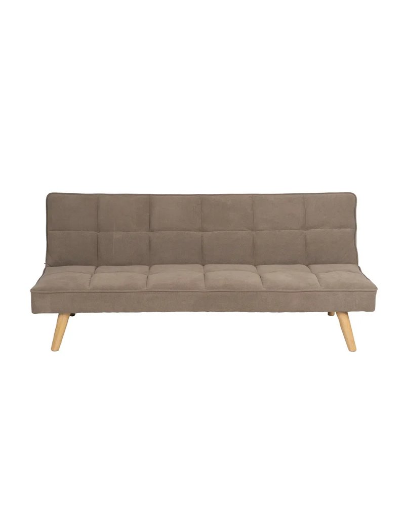 SOFÁ-CAMA BEIGE MADERA DECORACIÓN 175 X 84 X 73 CMSOFÁ-CAMA BEIGE MADERA DECORACIÓN 175 X 84 X 73 CM