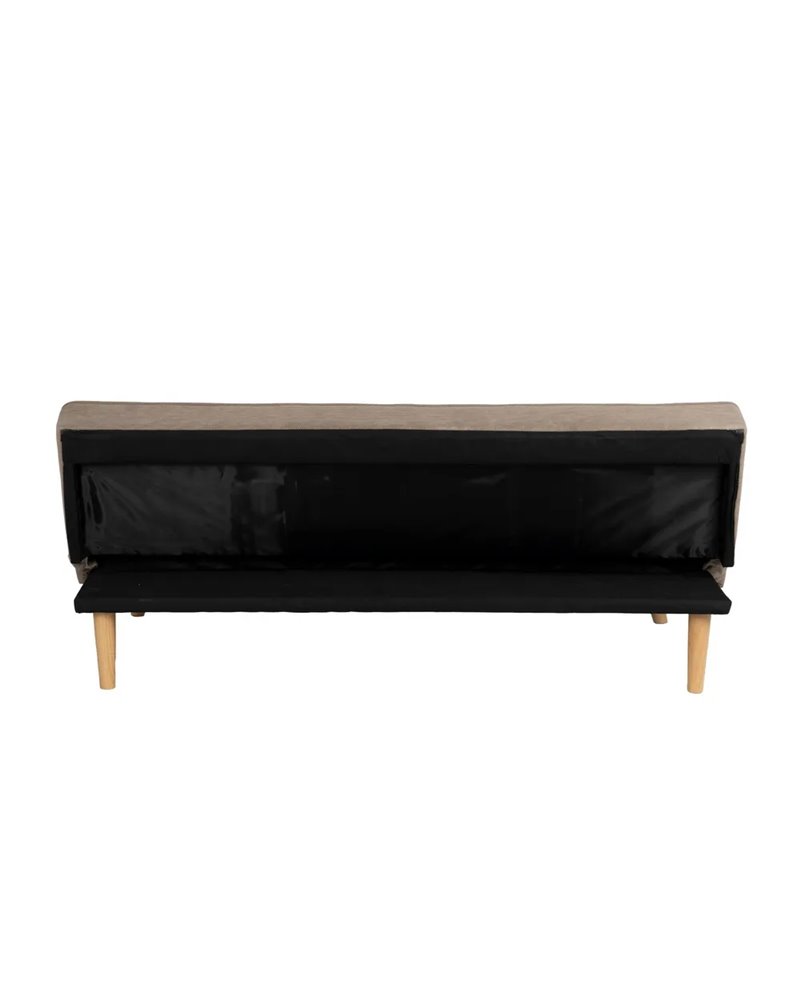 SOFÁ-CAMA BEIGE MADERA DECORACIÓN 175 X 84 X 73 CMSOFÁ-CAMA BEIGE MADERA DECORACIÓN 175 X 84 X 73 CM