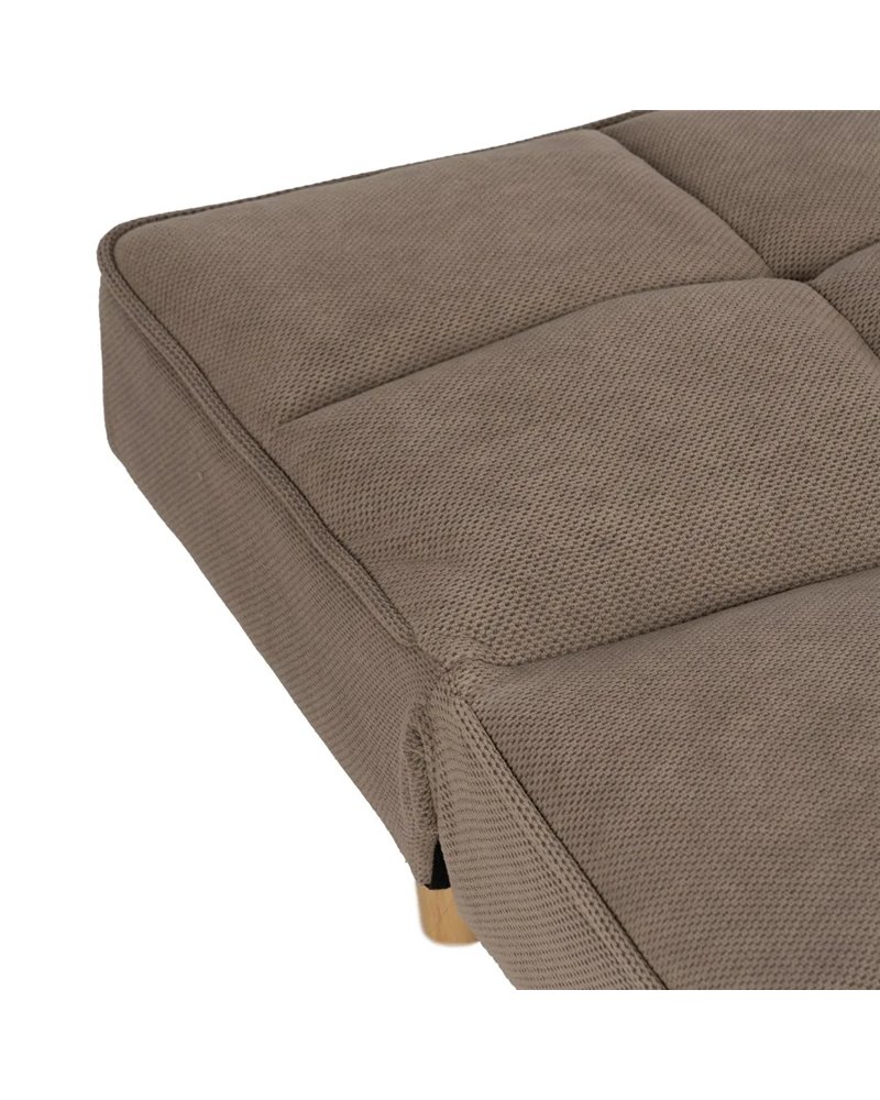 SOFÁ-CAMA BEIGE MADERA DECORACIÓN 175 X 84 X 73 CMSOFÁ-CAMA BEIGE MADERA DECORACIÓN 175 X 84 X 73 CM