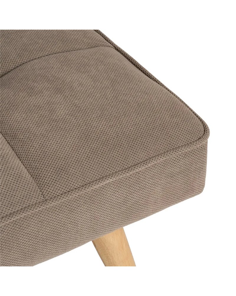 SOFÁ-CAMA BEIGE MADERA DECORACIÓN 175 X 84 X 73 CMSOFÁ-CAMA BEIGE MADERA DECORACIÓN 175 X 84 X 73 CM