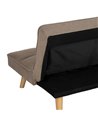 SOFÁ-CAMA BEIGE MADERA DECORACIÓN 175 X 84 X 73 CMSOFÁ-CAMA BEIGE MADERA DECORACIÓN 175 X 84 X 73 CM