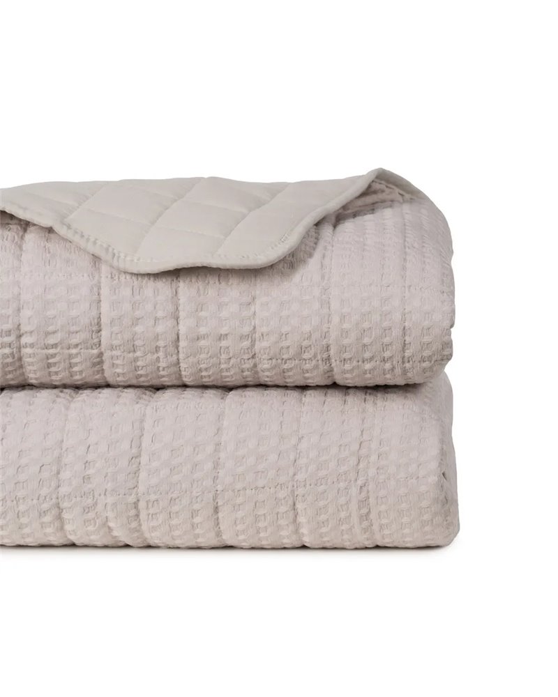 COLCHA BEIGE POLIESTER DORMITORIO 180 X 260 CM