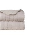 COLCHA BEIGE POLIESTER DORMITORIO 180 X 260 CM