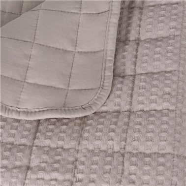 COLCHA BEIGE POLIESTER...