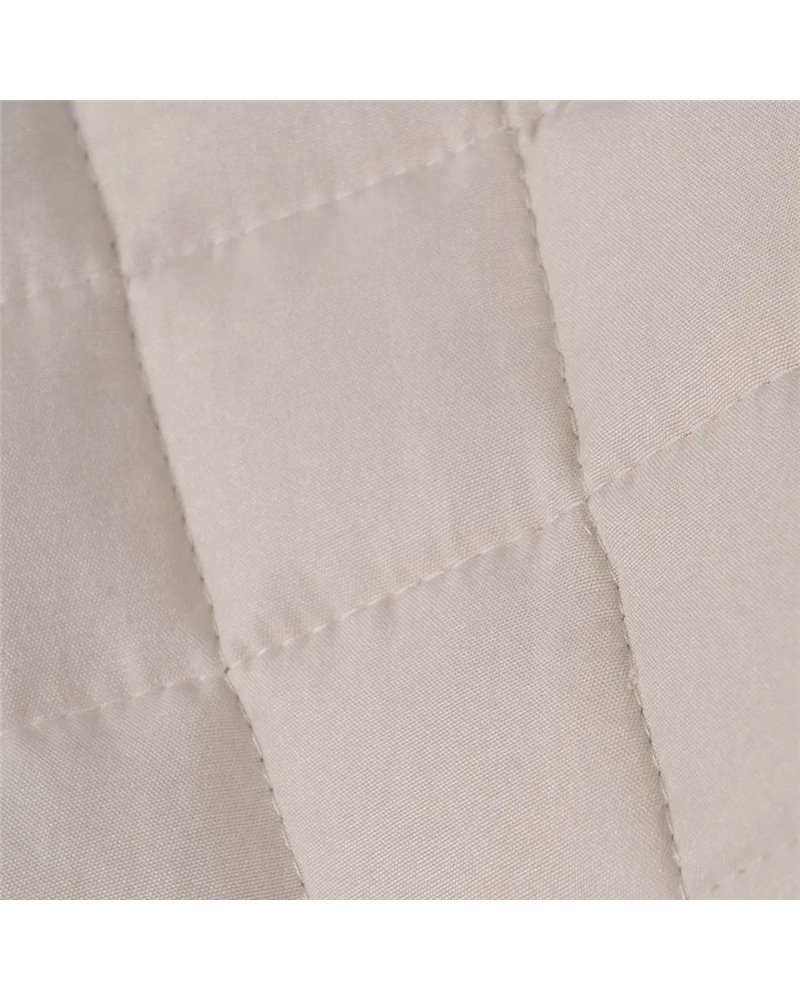 COLCHA BEIGE POLIESTER DORMITORIO 180 X 260 CM