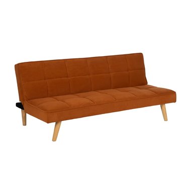 SOFÁ-CAMA NARANJA MADERA...