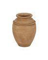 TINAJA BEIGE CERÁMICA DECORACIÓN 27 X 27 X 37 CM